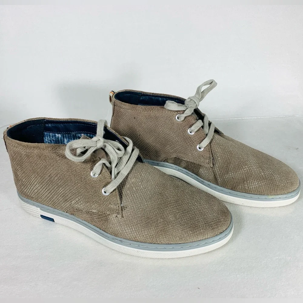 Steve Madden Men’s Alberto Leather Chukka Lace Boot Size 7.5